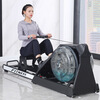 Water resistance rowing machine simple indoor silent foldable abdominal aerobic fitness equipment gym wind resistance rowing machine