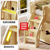 Tingbin children's half-height bed for small apartments, space-saving bed and cabinet combination bed, integrated storage bed, children's storage bed, ladder style half-height bed 1200mm*1900mm
