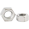 Wen Yijia customized 304 stainless steel nut hexagonal nut screw cap M5M6M8M10M12M14M16M18M20M24 M3 7000 pieces