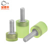 Baodefeng stainless steel polyurethane rubber-coated screw buffer anti-collision screw shock-absorbing screw excellent rubber head bolt fastener M10x120-30x25 1 piece