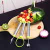 Ye Yu fruit carving knife three-piece set fruit baller multi-functional fruit platter tool stainless steel watermelon ball scoop embossed combination seven-piece set