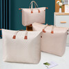 Ke Zhen Moving Packing Bag Oxford Cloth Duffel Bag Large Capacity Clothes Organizing Bag Quilt Storage Bag Thickened Oxford Cloth Storage Bag - Off-White Large (for autumn 8 catties quilt)