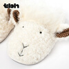 Brutalist Home (tbh) artificial wool lamb slippers winter indoor home shoes can be worn outside couple shoes 38-39