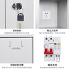Electric tool charging cabinet gray and white construction site power distribution storage cabinet construction site electric wrench charging box flat charging cabinet 15-door charging cabinet (key to open the door)