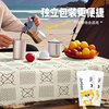 Premat thickened disposable tablecloth for outing outdoor picnic plaid picnic cloth camping rectangular waterproof and oil-proof tablecloth without windproof clip-9 sheets-80x120