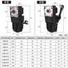 Yue Changsheng right angle speed regulating motor 220v AC adjustable speed 25 40 60 90-400W gear reduction gear box 1 to 30K (0-45 turns one minute Zhongshi + speed regulator 90 type 120W