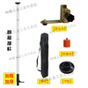 Kaooseen level meter lifting support rod infrared telescopic rod bracket leveling meter shelf woodworking ceiling splicing 2.4 meters thickened iron cloud platform