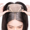 Sky Tree hand-needle wig piece for women to re-hair on top of head to increase hair volume, fluffy to cover white hair, real hair, full human hair wig, double hand-needle 13*15 40CM natural color