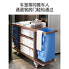 Quan Shaojing 2026 New Thick Linen Cart Hotel Room Cleaning Car Tool Cart Hotel Special Hygiene Cleaning Car Work Unilateral Silent Small Wheel Brown Thickened PP Material_
