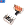 Toggle switch single row in-line patch horizontal small and micro power supply sliding gear fluctuation band 2/3 gear 3/4 feet SS12D00 handle height 4mm 2 gears 3 feet (20 pieces) No specifications