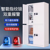 SHENGYI safe cabinet, electronic password cabinet, information filing cabinet, equipment cabinet, steel thickened confidential file cabinet, office iron cabinet, double section-with drawer-national treasure fingerprint lock 1.0mm