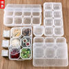 Canteen sample box 8 consecutive grids 100 food divided into four grids, six grids, eight grids, nine grids, 12 grids, multiple grids, catering school commercial sample retention box, six grids (free 30 labels)