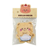 Xishan Yunshui Internet celebrity cute bear pendant brooch girl heart backpack decoration doll key chain pendant versatile doll wholesale 1# cute milk yellow bear brooch a pair