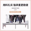 Getian Cai Iron Bed Modern Simple Single Family Lunch Break Folding Bed Thickened Reinforced Dormitory Bed Rental House Adult Iron Bed White 70*186cm Reinforced Steel Frame
