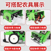 Cottage new four-wheel drive diesel weeder, gasoline, soil loosening, ditching, rotary tillage, weeding artifact, grass breaking machine, micro-tillage, Chongqing gasoline two-wheel drive hand-pulled machine, 40 blades wide, 30 blades, weeding wheel + furrowing plow