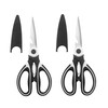 Scissors Large Scissors Office Household Portable Stainless Steel Paper Scissors Children's Kitchen Handmade Panda Scissors 1 Pair