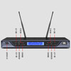 JBL original VM800 one-to-two wireless microphone KTV stage performance home karaoke U-segment anti-howling conference microphone