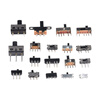 Toggle switch single row in-line patch horizontal small and micro power supply sliding gear fluctuation band 2/3 gear 3/4 feet SS12D00 handle height 4mm 2 gears 3 feet (20 pieces) No specifications