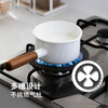 Shuangshan gas stove bracket kettle small milk pot auxiliary pot holder universal kitchen natural gas stove stand holder anti-slip petal type suitable for pots and pans within 17cm