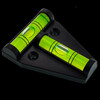 Suizhiyu magnetic function T-type mini level platform can be used with a level small level ruler with screws plastic black green / magnetic 1 piece