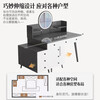Zuodu Dressing Table Bedroom Home Dressing Table Simple 2025 New Drawer Cabinet Integrated Small Apartment Light Luxurious Dressing Table Classic Style Five Drawers Gray + LED Mirror Affordable Self-installation