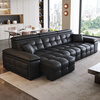 Suizhi functional sofa government subsidy sofa living room 2025 new minimalist Lawrence leather sofa electric sofa 2.9 meters four-seater three-motor electric telescopic luxury version contact surface S++ grade thickened first layer cowhide