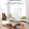 MI Xiaomi Pepper Water Resistance Rowing Machine Commercial Intelligent Fitness Solid Wood Double-rail Folding Household Foldable Oak Dark Walnut Straight Style + App Electronic Watch + Gift