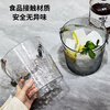 Fanxiang light luxury water ripple thickened transparent ice bucket high-value home commercial ice bucket bar KTV beer bucket ice cubes free ice clip water ripple light luxury ice bucket transparent