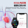 Jingda Air Pump Accurate Blood Pressure Medical Grade Certified Non-Invasive Monitoring Blood Sugar Blood Pressure Watch Airbag Trend Early Warning Uric Acid Blood Lipid No Needle Blood Oxygen Heart Rate Real-time Sleep Health Obsidian Black Medical Grade Accurate Certified + Blood Sugar Blood Pressure Monitoring + Voice Broadcast