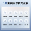 Midea Xiaoximei live water electric water heater UD10MAX skin-friendly live water water quality visual automatic sewage discharge 80L double bile flat barrel 3300W water and electricity separation household first-class energy efficiency instant heat