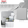 Delixi cream style switch socket matte frosted panel 86 type household concealed oblique five-hole 825 galaxy gray oblique five-hole