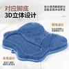 Chengyang Lazy Back Rubbing Artifact Back Rubbing Bath Brush with Suction Cup Wall Rubbing Back Brush Bathroom Bath Massage Blue Back Rubbing Butterfly Style 28*30cm