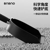 BNBNO all black stainless steel cat litter shovel cat poop shovel small hole thin strip hole poop shovel artifact tofu ore special screen shovel