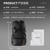 Landcase travel bag men's backpack large capacity backpack luggage bag multi-functional outdoor sports mountaineering bag 8051 black large