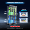 Rongsheng refrigerator 507 liter French multi-door IDP active sterilization and odor-free ultra-thin zero embedded dual system dual frequency conversion first-level air-cooled household refrigerator BCD-507E30FZLAD