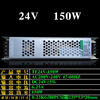 Tuofu 220 to 12v24v100w 400 transformer card cloth light box long ultra-thin LED light box switching power supply 24v150w6.25A size 235*53*22