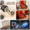 Chengdi CD Player Music Album Bluetooth Speaker Player Audio CD Portable Birthday Gift Top Edition Wood Grain Brown + Dolby Sound Effect + Lossless Long Battery Life