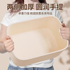 Desktop storage box cosmetics sundries snacks toy storage basket rectangular storage basket storage box storage box cream white three pack