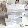 Baokesi ins style white airplane box 30*21.5*5 5 hand account gift packaging box hard express handmade Guka packaging box