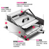 AISHIQI hamburger machine, commercial stall bread machine, hamburger oven, fully automatic hamburger oven, electric heating bread oven, household burger shop special pickling machine and equipment, small mechanical model (can make 6 pieces)