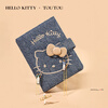 Toutouhellokitty Hello Kitty Hello kt denim wallet card bag to send girlfriend girl New Year's birthday Horse Year gift