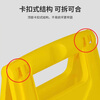 Yinchuanhui A-shaped notice board, cleaning and hygiene suspension, toilet corridor folding herringbone sign 20*30*60CM plastic warning sign