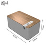 Klipsch Three Plus 2.1 Fever HiFi Bluetooth 5.3 Audio Speaker Holiday Gift for Boys App Control Directly Connected Record Player Late Autumn Walnut Color