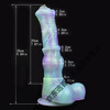 FAAK Simulated Horse Extra Large Dildo Horse Penis Special-shaped Toys for Men and Women Extra Large Adult Products Women's Special Extra Large Female Masturbation Animal YC-2159 Lotus Color