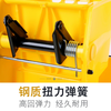 24L water press truck mop bucket squeeze bucket household commercial mop bucket cleaning mop truck floor mop bucket hand-free washing mopping bucket upgraded version extra thick 24L water press truck a must-have for home use