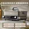 Midea hot pot special pot super-fast boiling electric hot pot mandarin duck pot split multi-functional pot electric cooking pot 0 fluorine titanium ceramic 8L electric hot pot multi-purpose pot HGS3528S1