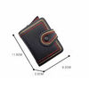 Ye Yu 2025 Trendy European and American Fashion Small Wallet Women's Genuine Leather Texture Anti-Theft Swipe Multi-Card Slot Card Holder Soft Leather Wallet Black Regular Edition