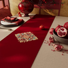 Yusenyi Wedding Table Flag Wedding Room Decoration Dining Table TV Cabinet Red Coffee Table Sideboard Long Red Order ZQ Xishangjiaxi 2 Red Silk Head Tassel 30x240cm Applicable Table Length 180200cm