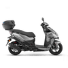 Qianjiang ACE150 fuel scooter commuter smart double disc brake ABS bumper + tail box matte silver gray 25 models