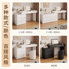 Shuchuan Cream Style Dressing Table Flip Drawer Cabinet Integrated Dressing Table Bedroom Retractable Bedside Storage Cabinet Solid Wood Dressing Table Cream White Flip Cover Dressing Table + Six Drawer Cabinet + Cat Claw Chair ENF Level Door-to-Door Package Installation